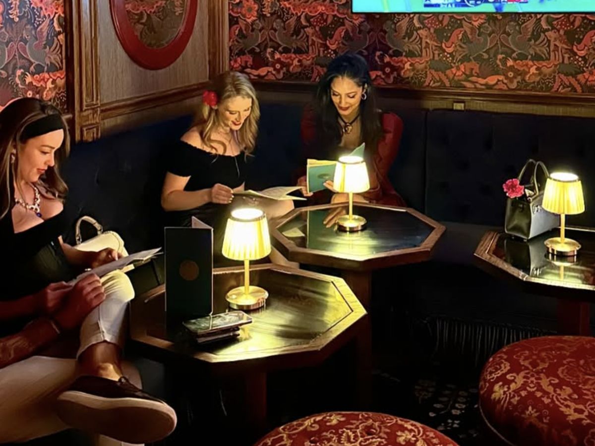 The lounge on rivalry weekend